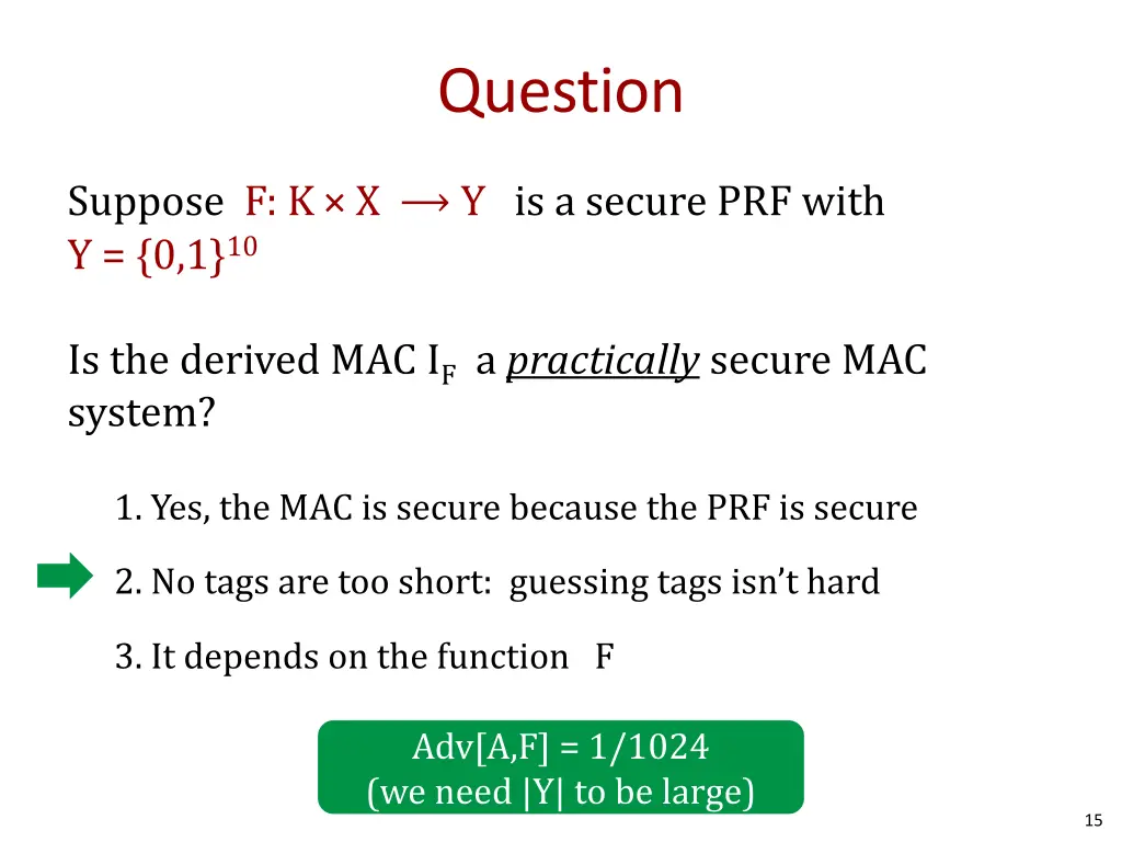 question