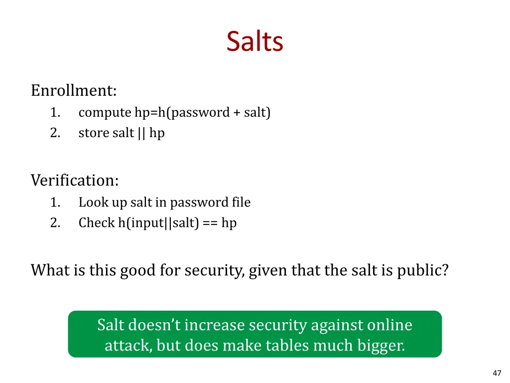 salts