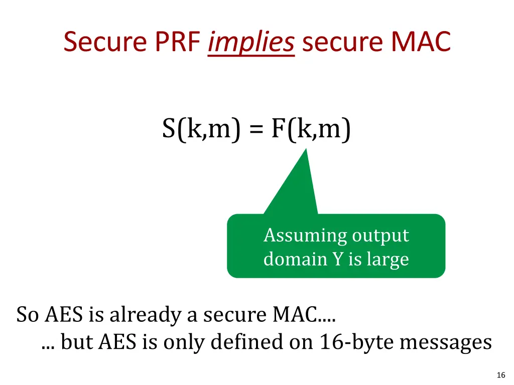 secure prf implies secure mac 1