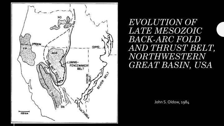 evolution of late mesozoic back arc fold