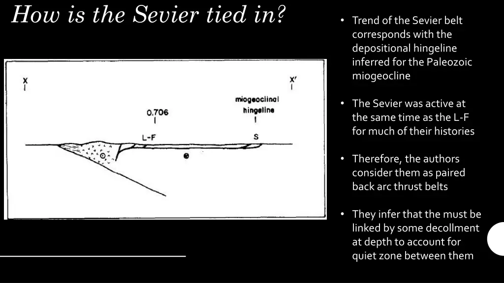 how is the sevier tied in