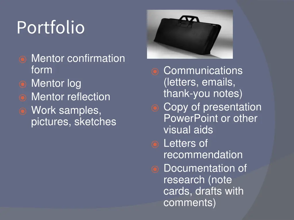 portfolio