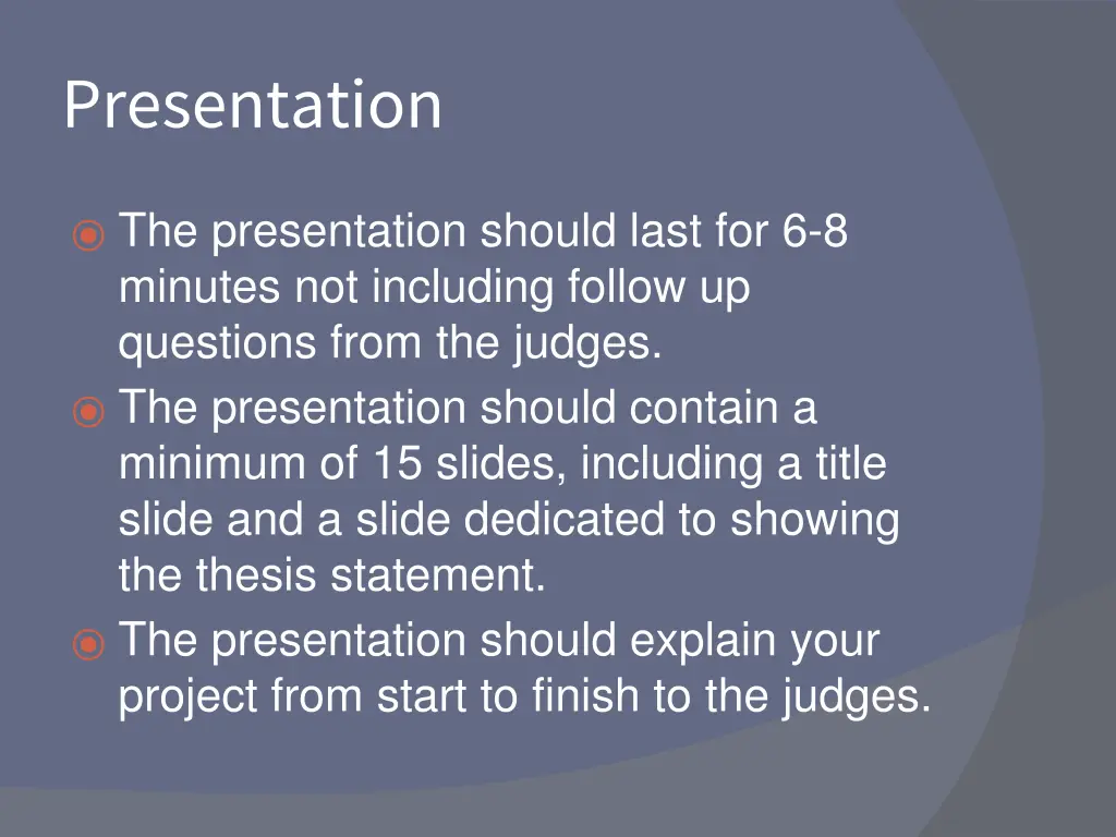 presentation