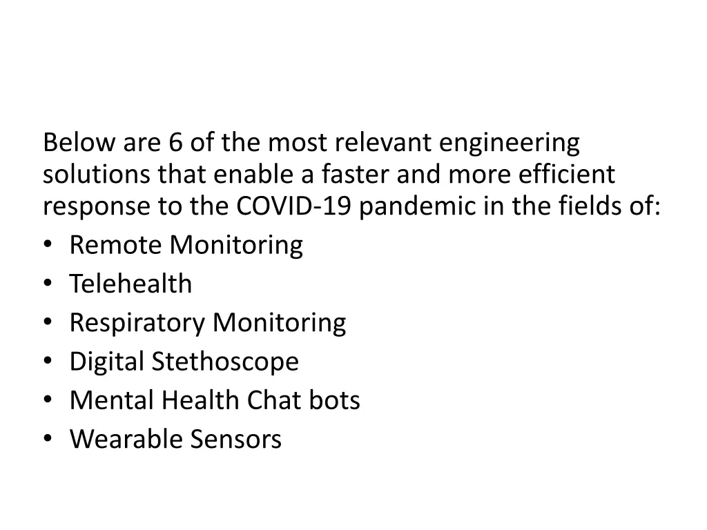 below are 6 of the most relevant engineering