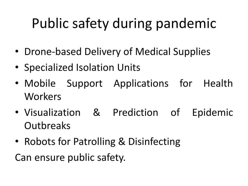 public safety during pandemic 1