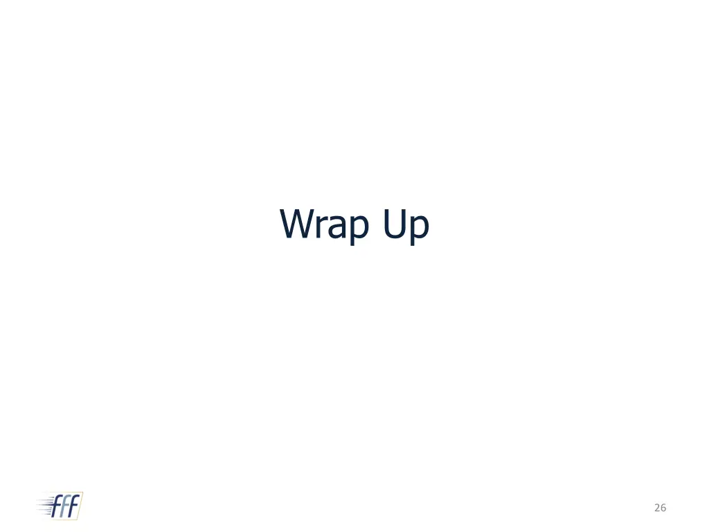 wrap up