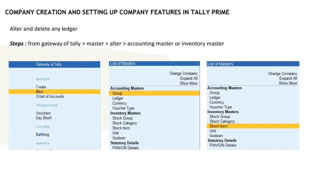 company creation and setting up company features 12