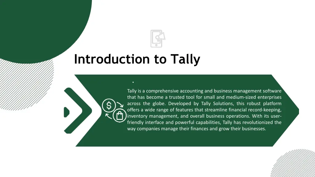 introduction to tally