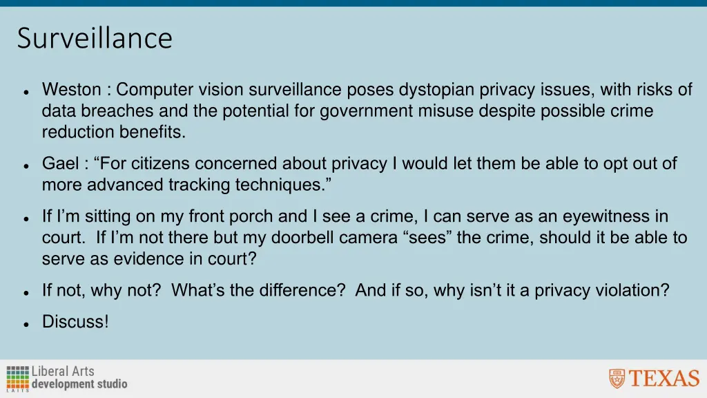 surveillance