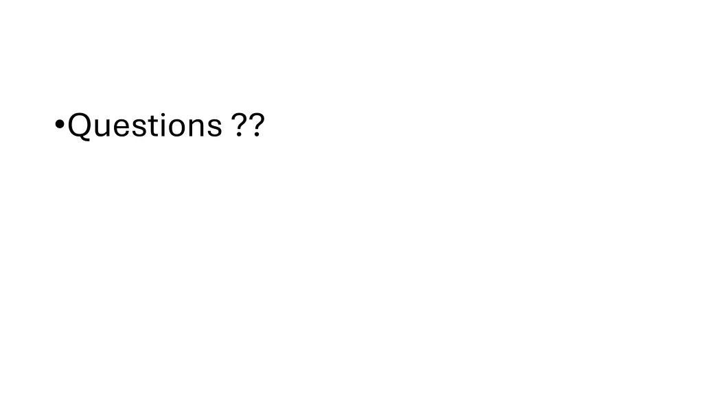 questions