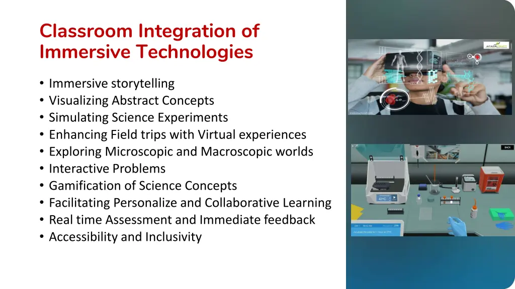 classroom integration of immersive technologies