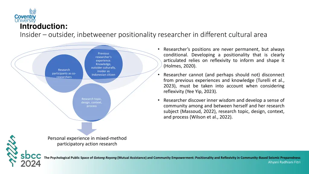 introduction insider outsider inbetweener