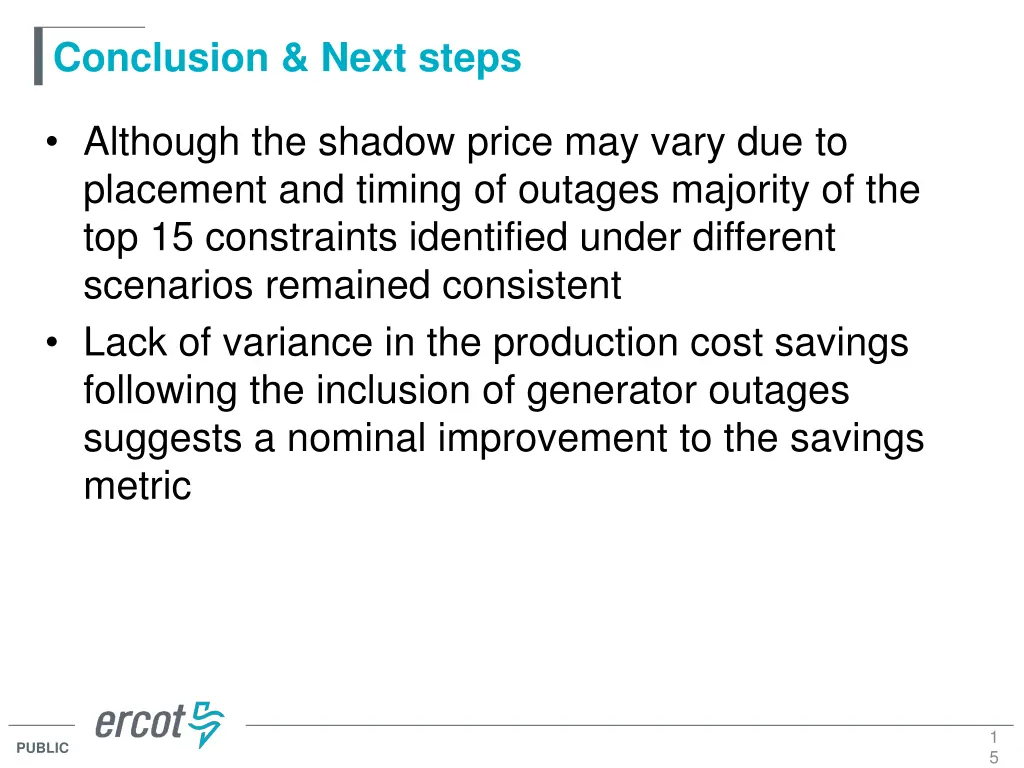 conclusion next steps