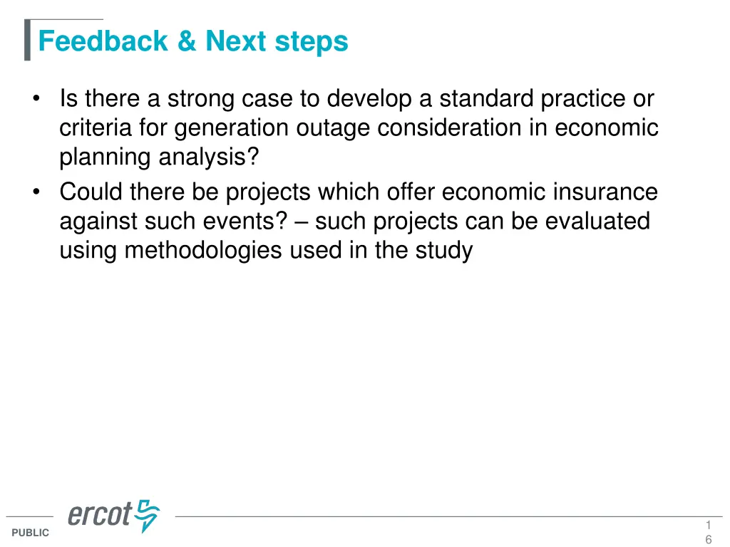 feedback next steps