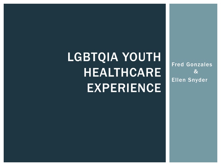 lgbtqia youth healthcare experience