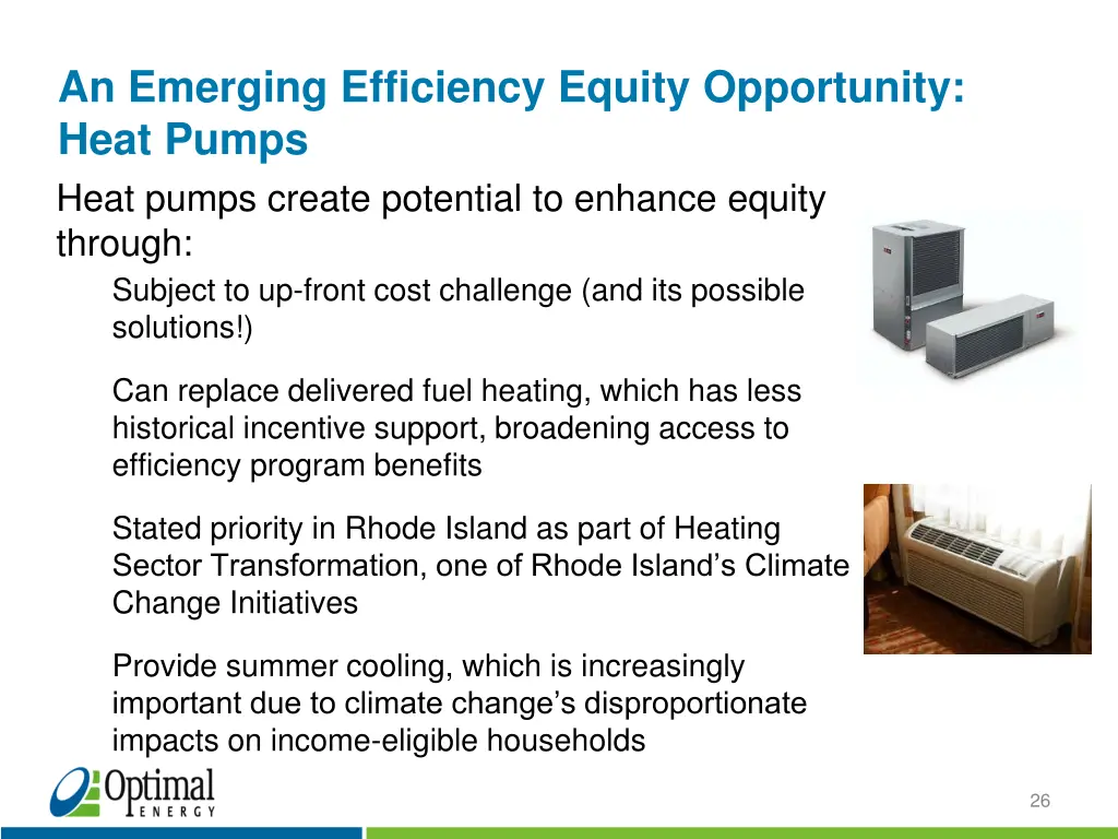 an emerging efficiency equity opportunity heat