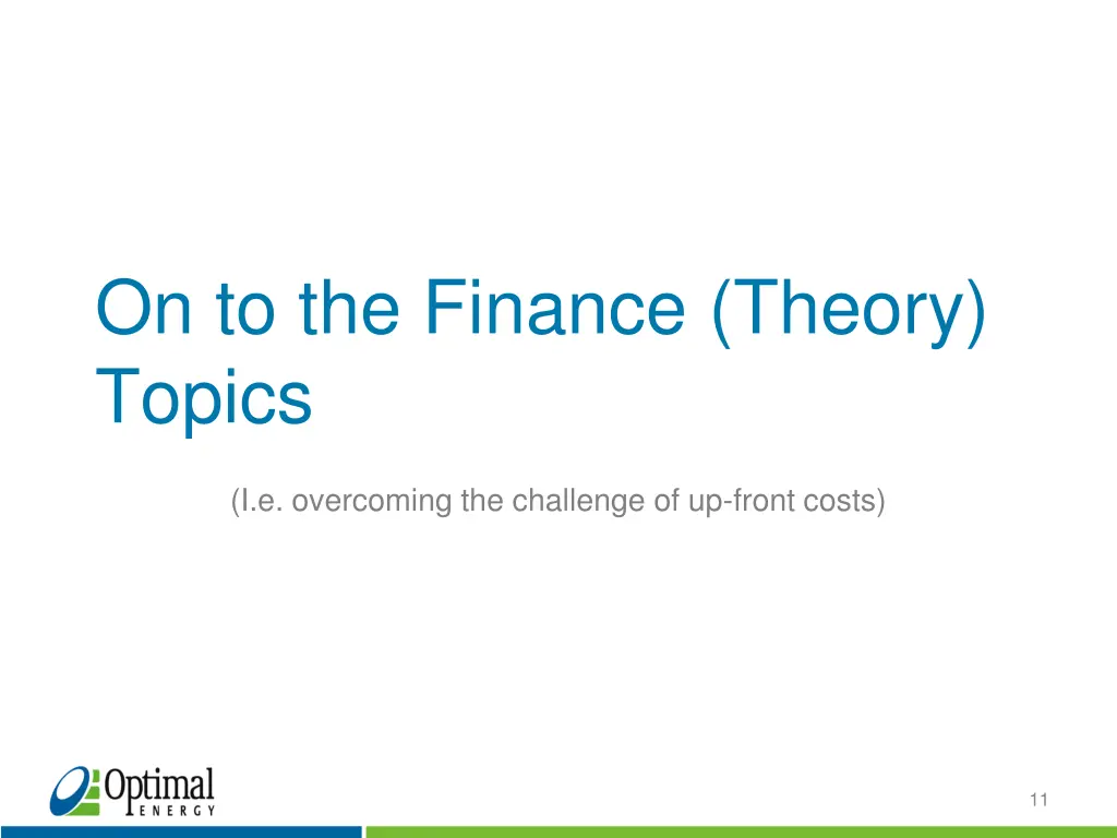 on to the finance theory topics
