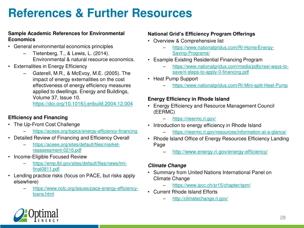 references further resources