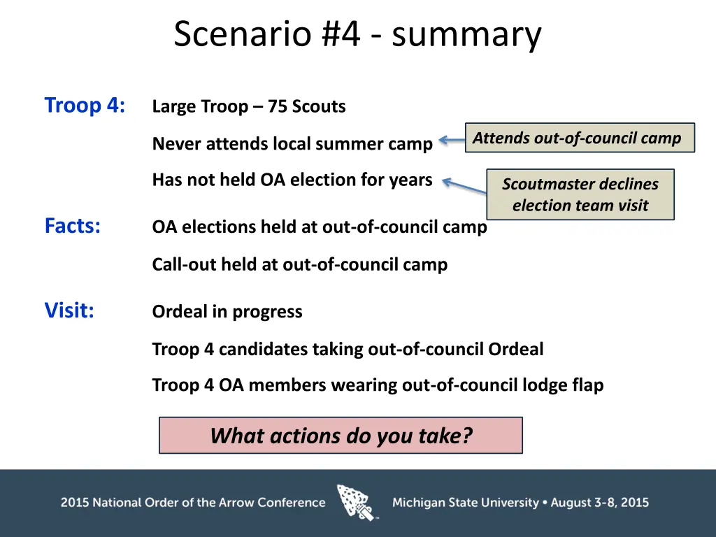 scenario 4 summary