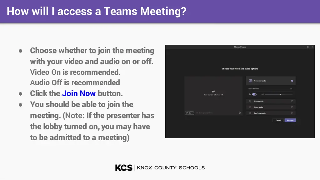 how will i access a teams meeting 1