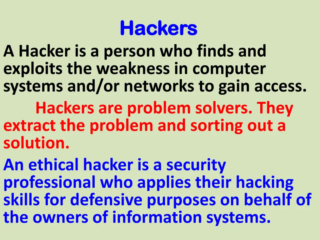 hackers hackers