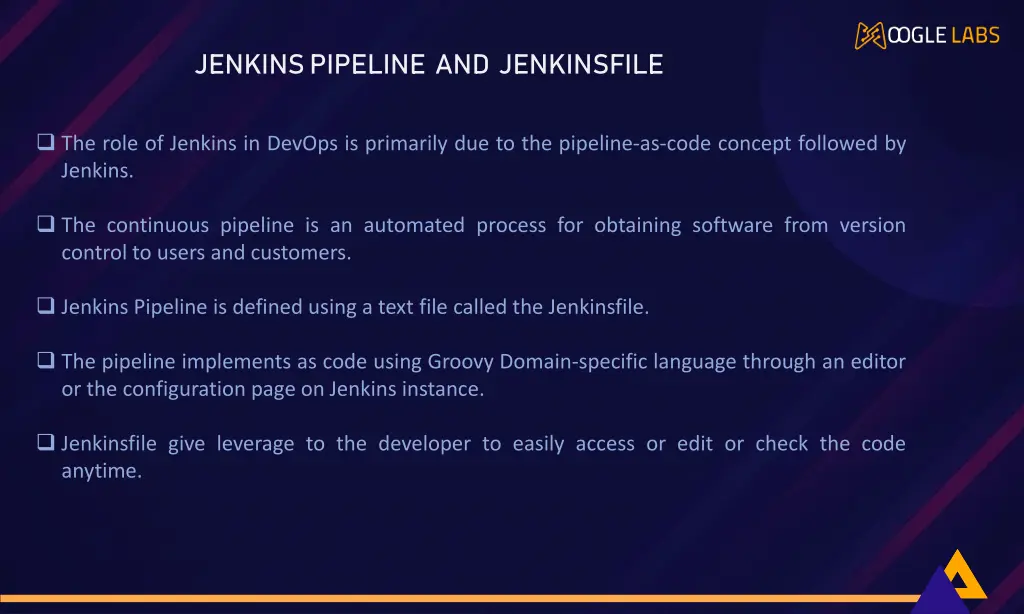 jenkins pipeline and jenkinsfile
