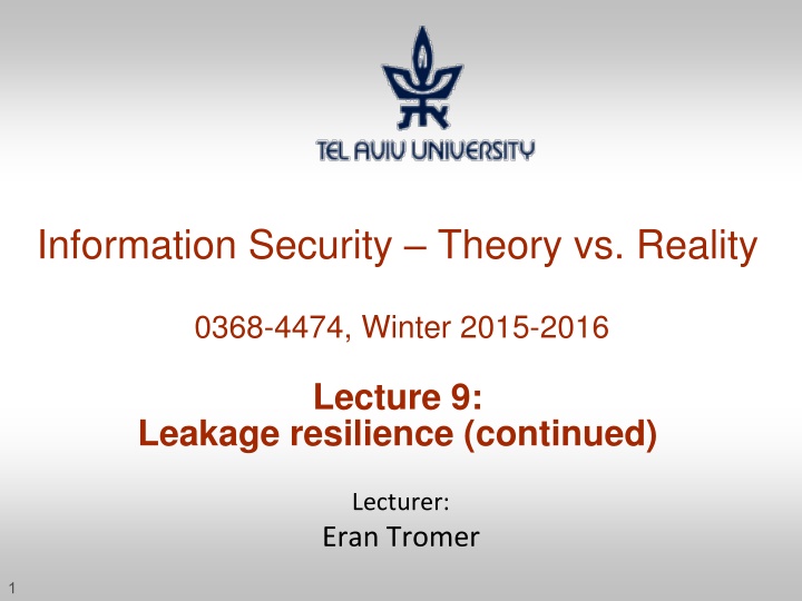 information security theory vs reality