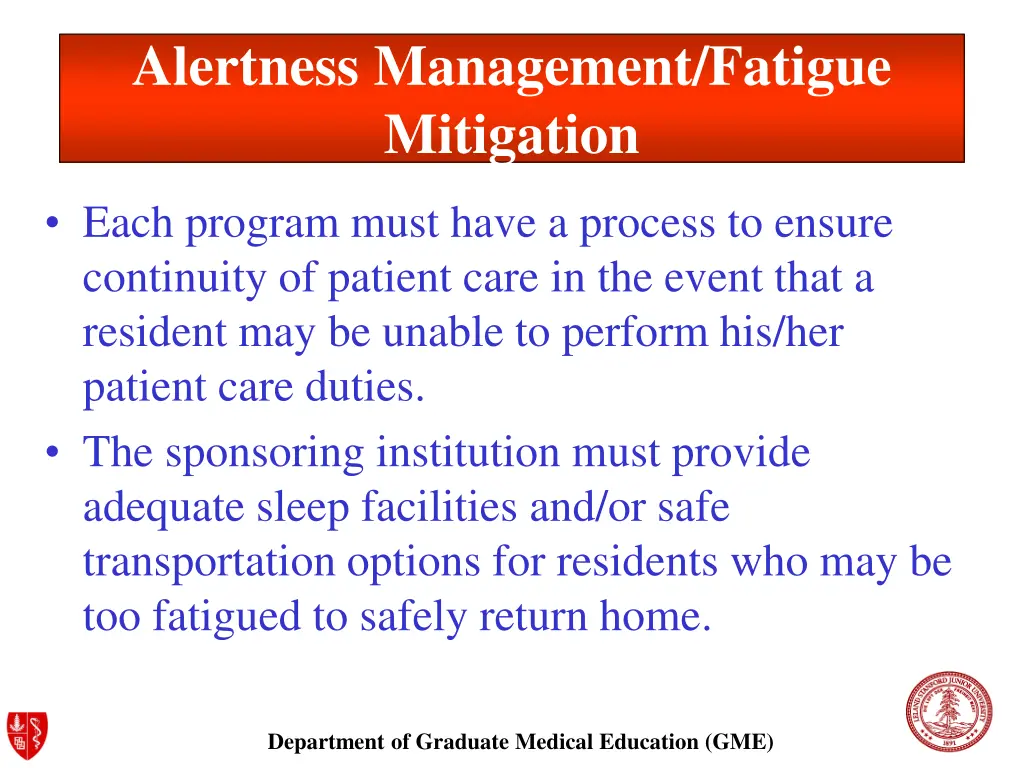 alertness management fatigue mitigation