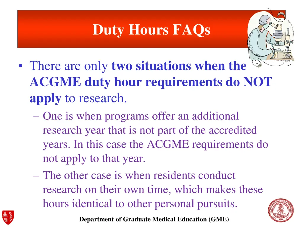 duty hours faqs