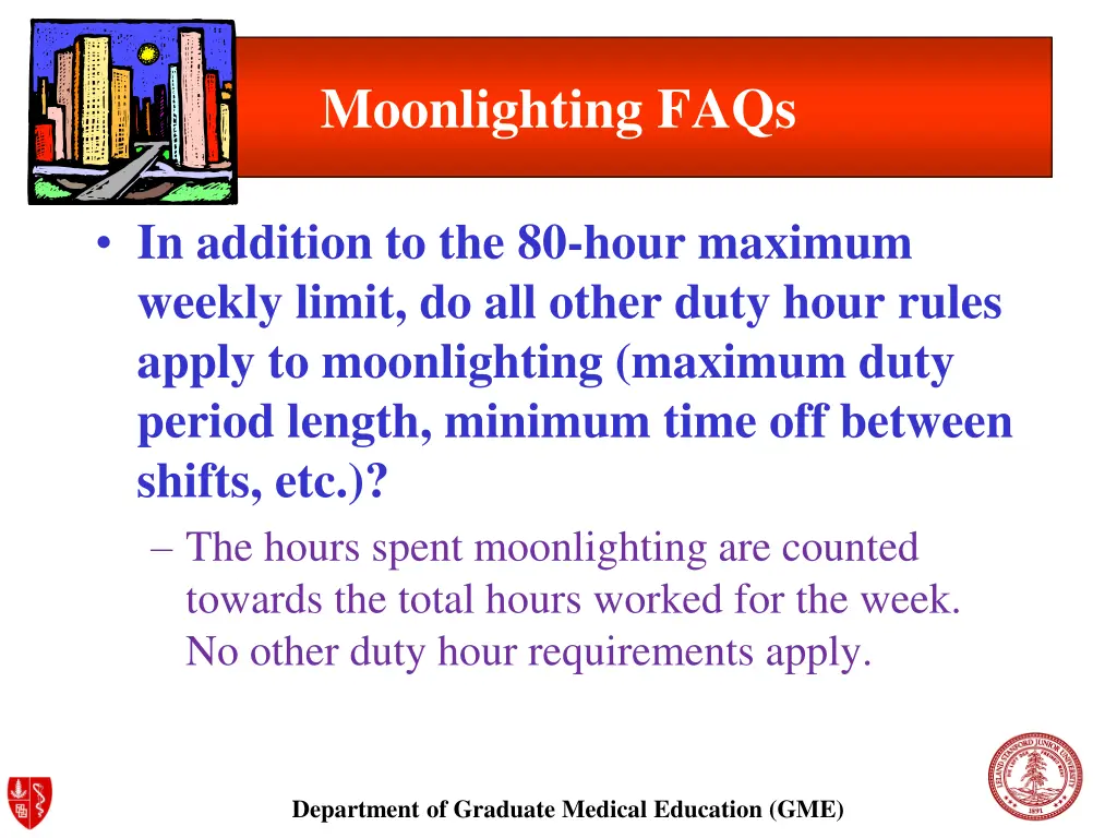 moonlighting faqs