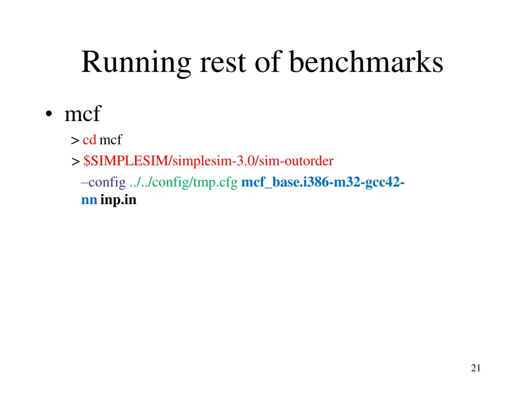 running rest of benchmarks