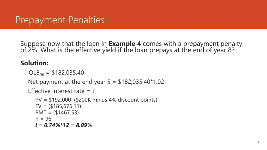 prepayment penalties 1