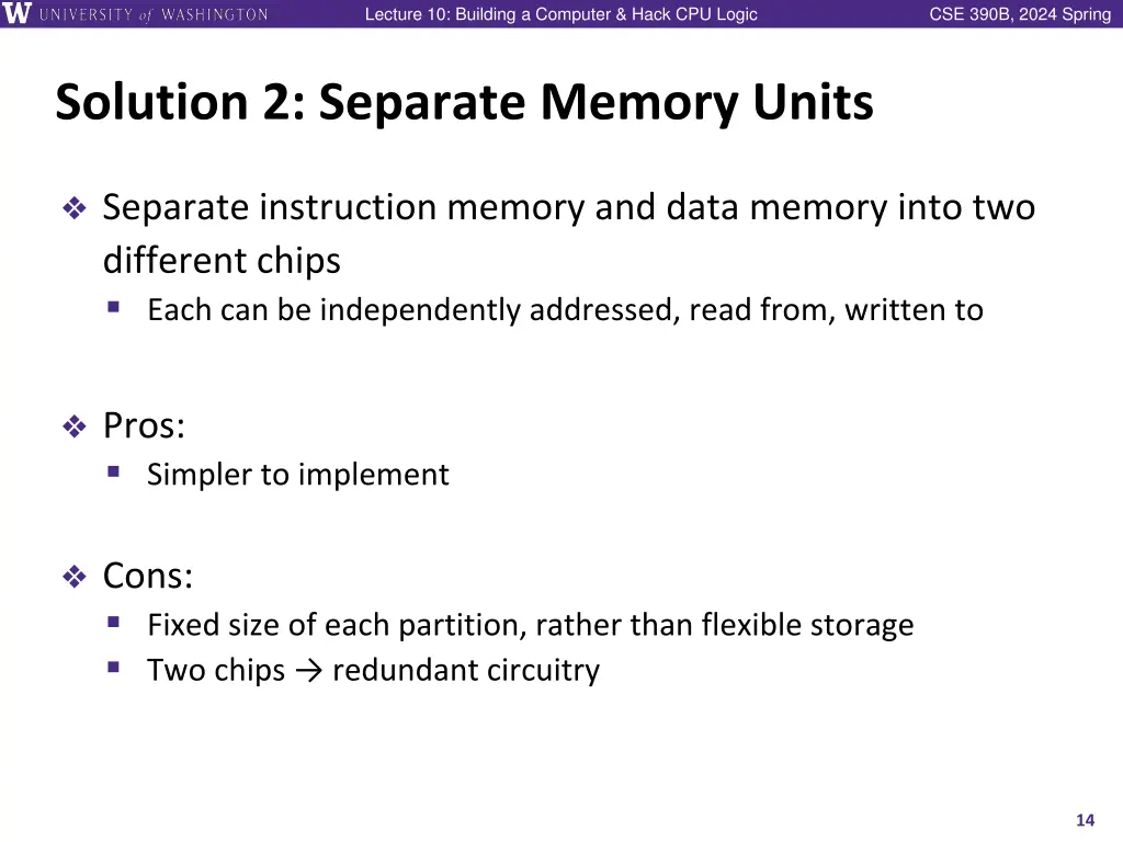 lecture 10 building a computer hack cpu logic 13