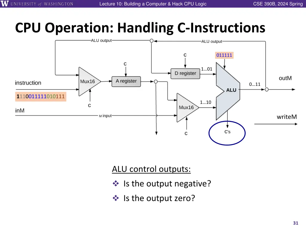 lecture 10 building a computer hack cpu logic 30
