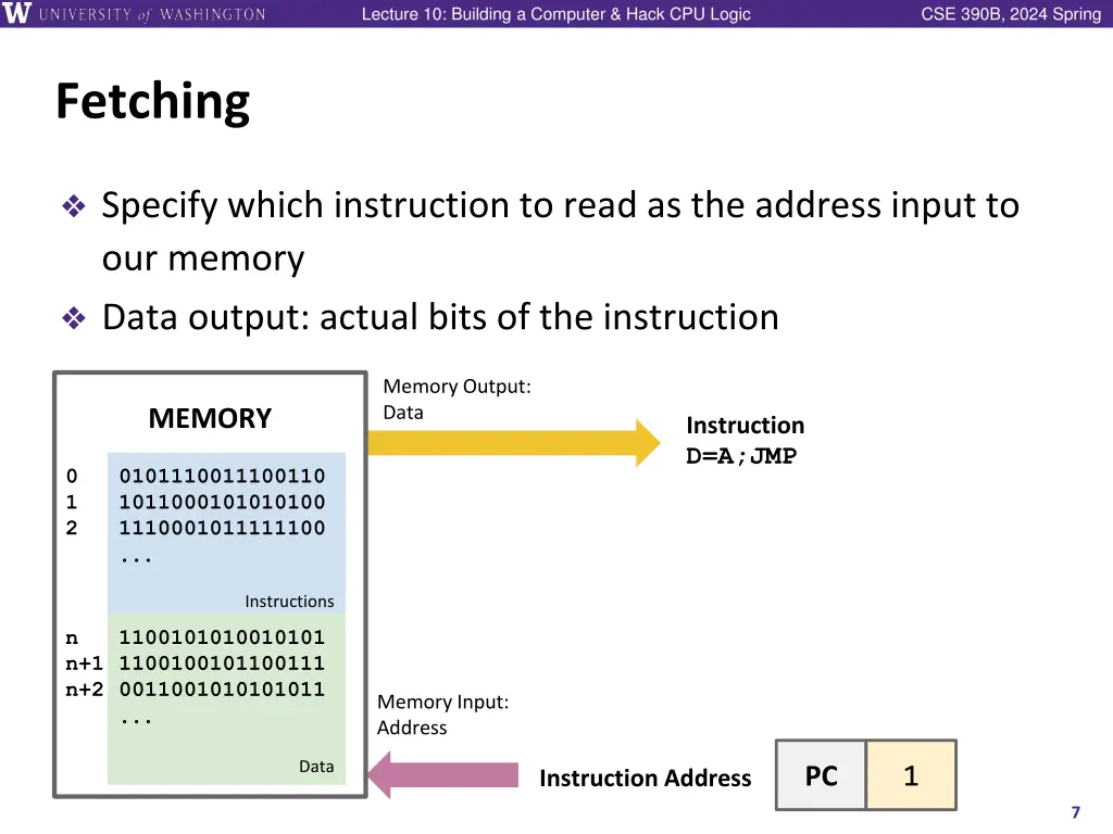lecture 10 building a computer hack cpu logic 6