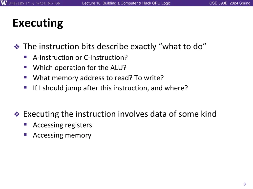 lecture 10 building a computer hack cpu logic 7