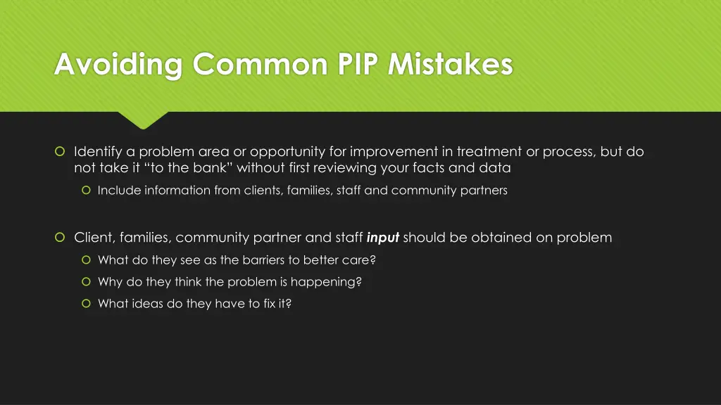 avoiding common pip mistakes