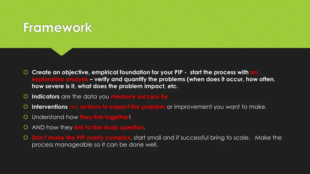 framework
