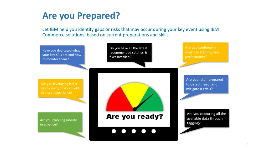 are you prepared