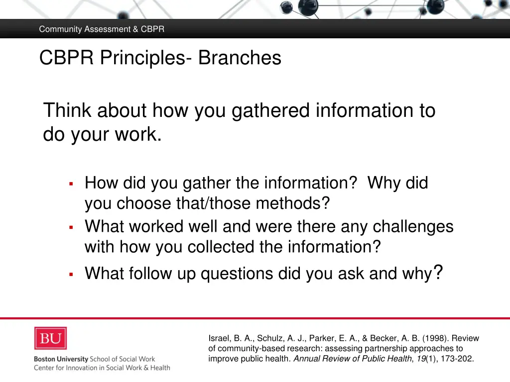 community assessment cbpr 11