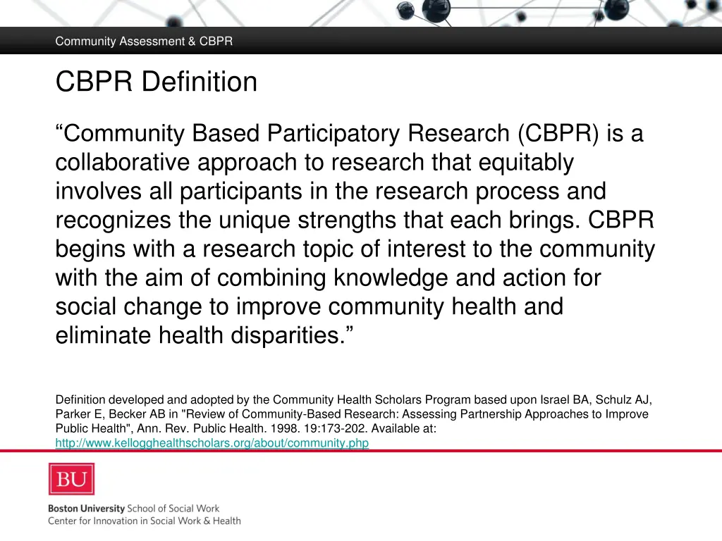 community assessment cbpr 2
