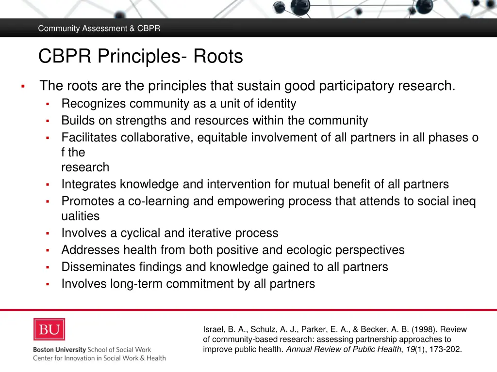 community assessment cbpr 5