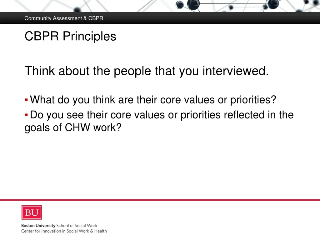 community assessment cbpr 6