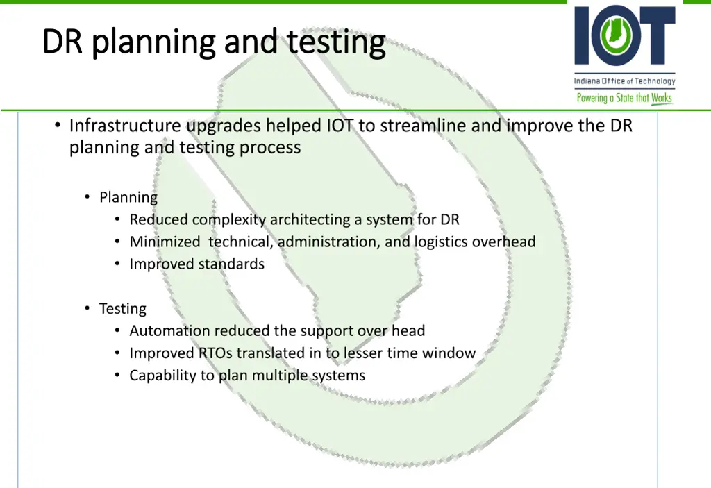dr planning and testing dr planning and testing
