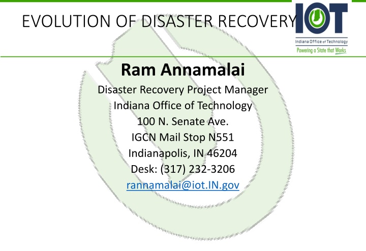 evolution of disaster recovery