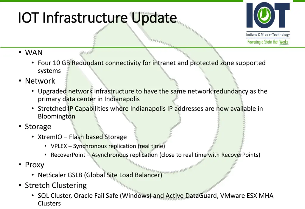 iot infrastructure update iot infrastructure