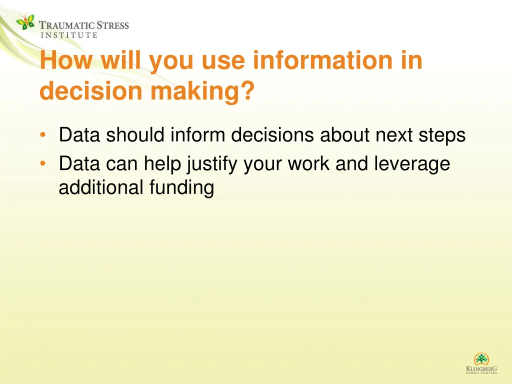 how will you use information in decision making