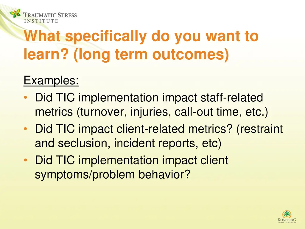 what specifically do you want to learn long term