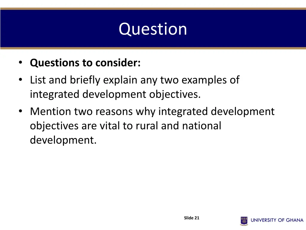 question