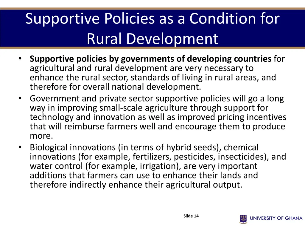 supportive policies as a condition for rural 2